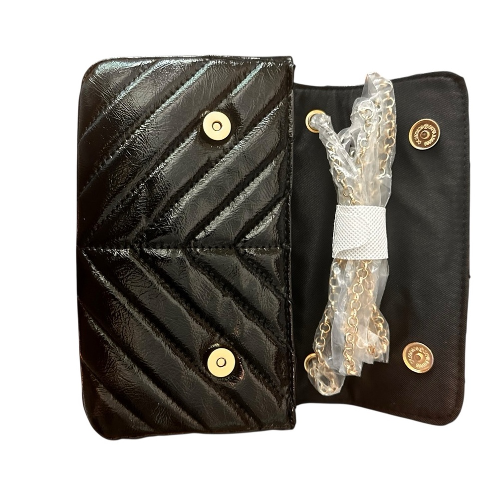 NWT Nicole Miller Black Crossbody - Picture 5 of 6